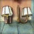 Wood Rattan Pendant Light and Wall Lights by Louis Sognot, France, 1950s, Set of 3 For Sale - Image 7 of 11