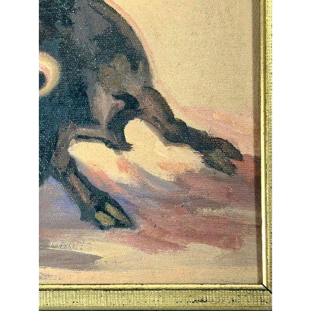 Set of 3 Mid-Century Bullfighting Oil Paintings Signed J. Yepez. For Sale - Image 11 of 12