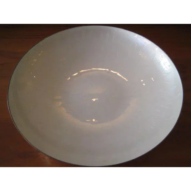 Mid-Century Modern 1960s Mid-Century Modern David Andersen Sterling Silver and Enamel Charger For Sale - Image 3 of 7