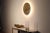 Ice - hand-sculpted enlighted brass mirror by Samuel Costantini Entirely hand-sculpted by the artist Measure: diameter 50...