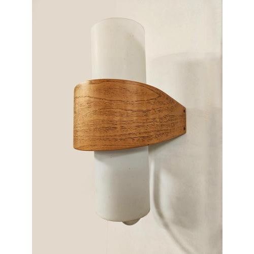 1960s Vintage Dutch Opal Glass NX 40 Wall Lamp by Louis Kalff for Philips, 1960s For Sale - Image 5 of 6