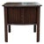 1980s Ethan Allen Nightstand End Table Cabinet Sliding Pocket Doors For Sale