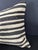 Contemporary Turkish Hemp Pillow Cushion Natural Beige Black Cushion Cover 20"x20" For Sale - Image 3 of 4