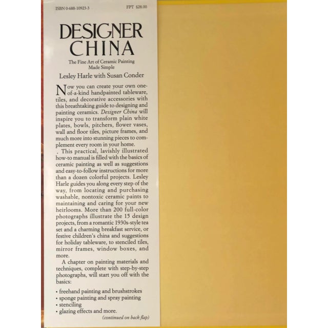 Rustic Designer China - the Fine Art of Ceramic Painting Made Simple For Sale - Image 3 of 6