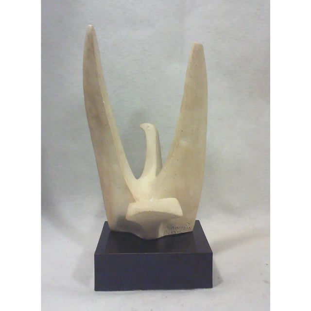 Mid-Century Czech Dove Sculpture For Sale - Image 4 of 6