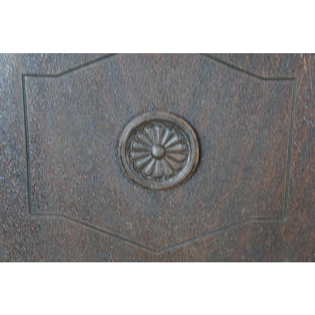 Antique Victorian Udell Works Walnut Record Cabinet Console Sideboard 42" For Sale - Image 12 of 12