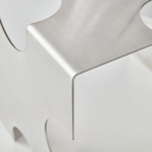 Not Yet Made - Made To Order Puzzle Coffee Table in Stainless Steel by Veliento For Sale - Image 5 of 18