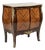 1960s Bombe Louis XV Style Marble Top Commode With Bronze Ormolu For Sale