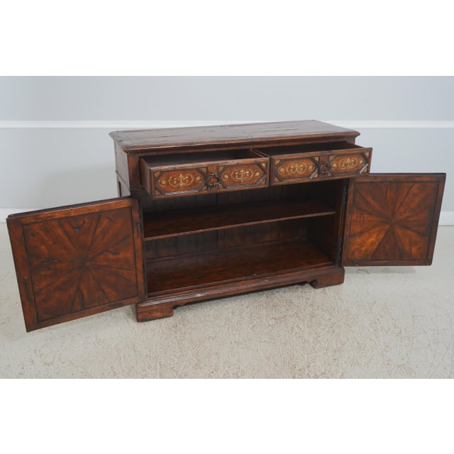 English Theodore Alexander Castle Bromwich Sideboard Cabinet For Sale - Image 3 of 18
