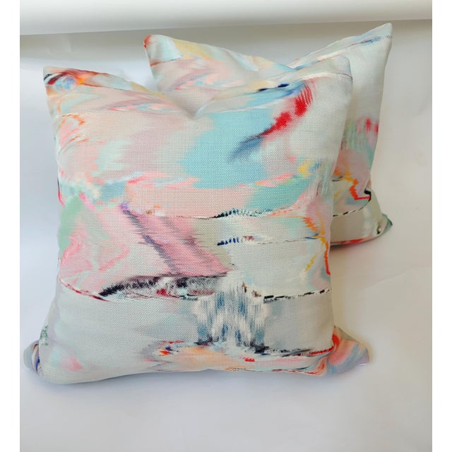 Watercolor Pillow Covers a a Pair Chairish