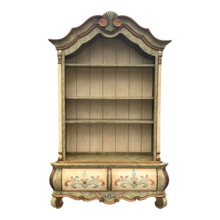 Pulaski Oriental Treasures Hand Painted Bookcase For Sale