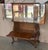 1940s Mid-Century Modern Spanish Walnut Wood and Mirror Bar Cabinet, 1940s For Sale - Image 5 of 11