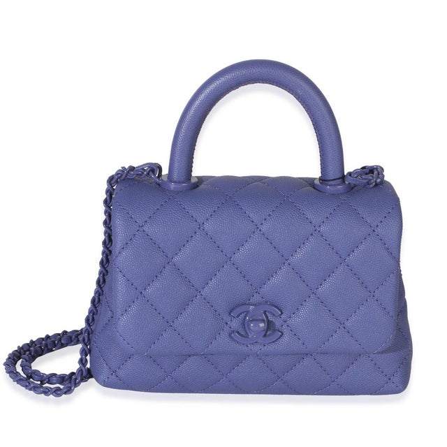 Intrinsically Chanel, the medium Coco top handle bag was named after the maison's founder. Introduced in 2015, the bag...