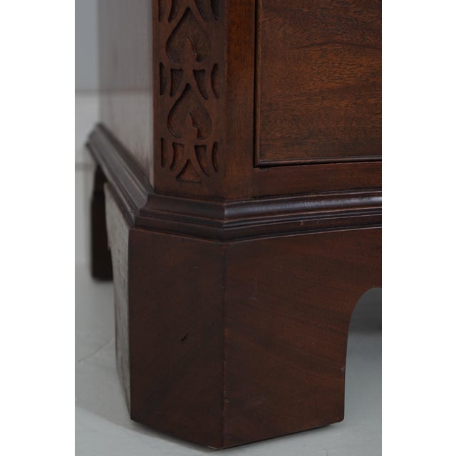 Baker Mahogany Serpentine 4 Drawer Chest For Sale - Image 14 of 16