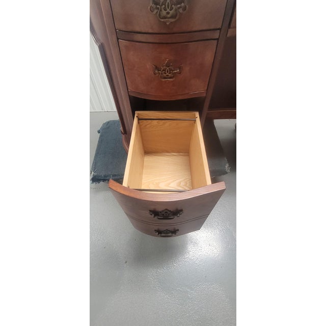 Brown Italian Hand-Crafted Desk For Sale - Image 8 of 15