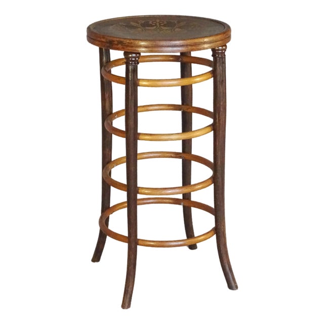Antique Bar Stool from Jacob & Josef Kohn, 1905 For Sale