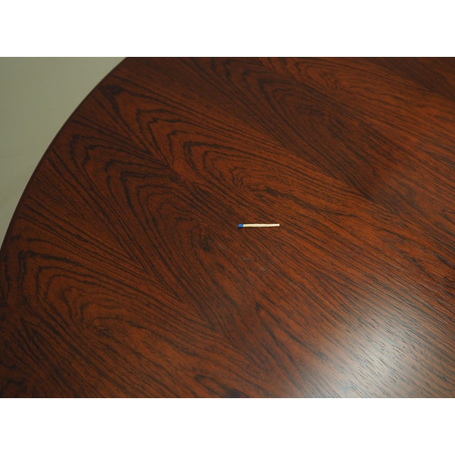 Danish Round Rosewood Table by Omann Jun, 1970s For Sale - Image 14 of 18