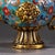Chinoiserie 1980s Gilt Bronze & Cloisonné Dragon Teapots / Ewers - Turquoise Enamel - a Pair For Sale - Image 3 of 10