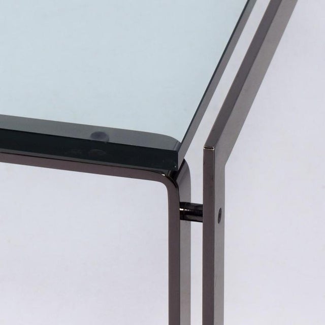 1980s M1 Coffee Table in Bronze-Coloured Stainless Steel from Metaform, 1980s For Sale - Image 5 of 12