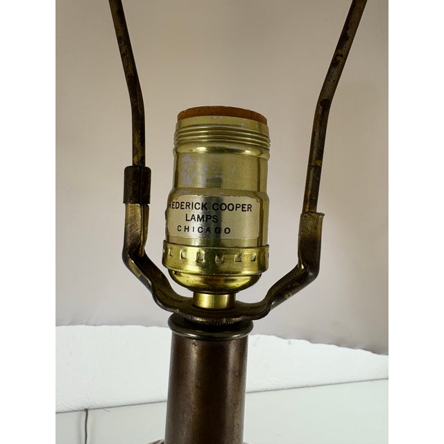 Frederick Cooper Hand Painted Chinese Pottery Table Lamp For Sale - Image 9 of 12