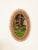 Organic Oval Mirror in Bamboo, Rattan and Wicker by Franco Albini, Italy, 1960s For Sale - Image 3 of 11