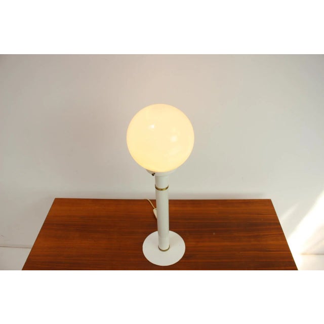 Metal Large Czechoslovakian Table Lamp, 1970s For Sale - Image 7 of 9