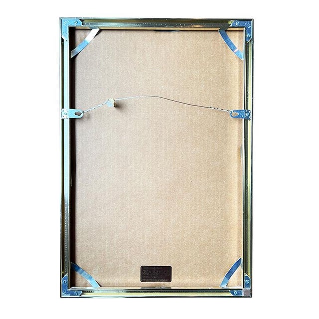 Late 20th Century Large Framed Baroque Lithograph of German Composer Johann Sebastian Bach For Sale - Image 5 of 10