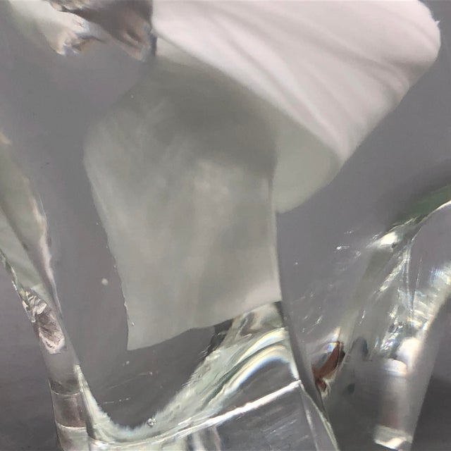 Murano Glass Elephant with White Inclusion, 1970s For Sale - Image 6 of 12