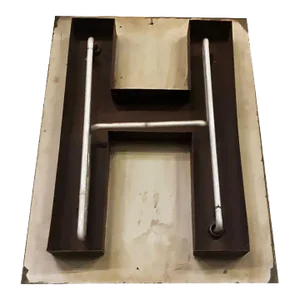 Large Vintage Neon Marquee Letter "H" From Pan American Auditorium