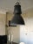 Vintage Industrial Dark Grey Enamel Pendant Lamp, 1950s For Sale - Image 4 of 6
