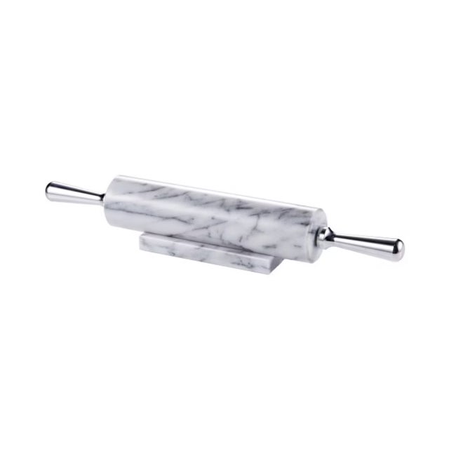 Crafted for performance and control, this marble rolling pin features a solid stone barrel and streamlined aluminum...