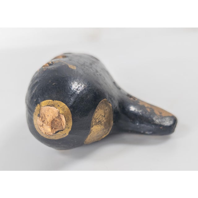 American 20th Century Italian American Terra Cotta Pottery Ocarina Musical Instrument For Sale - Image 3 of 11