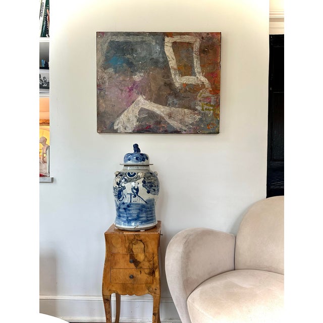 Abstract Abstract Mythological Painting on Canvas "The Centaur Sulks" For Sale - Image 3 of 11