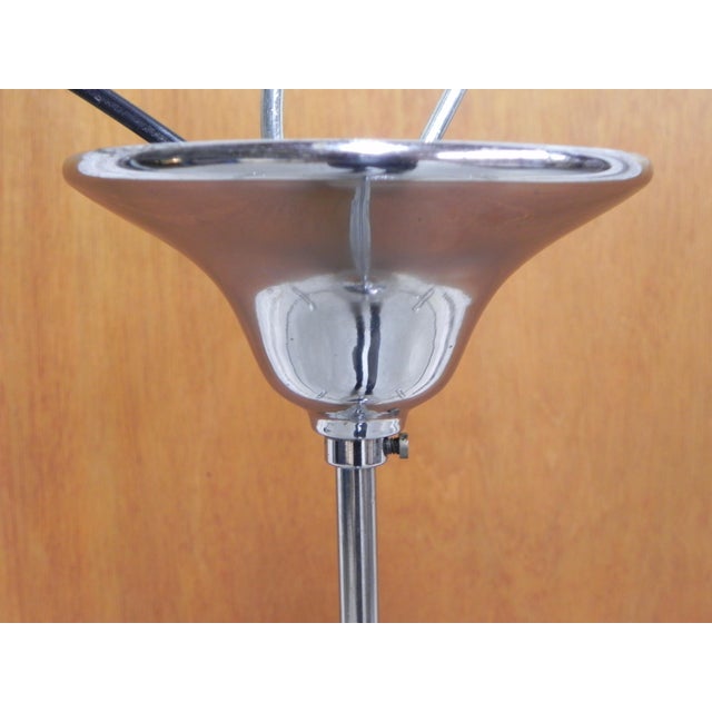 Art Deco Frosted Glass Pendant Lamp, 1930s For Sale - Image 10 of 11