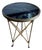 1960 Neoclassical Bronze and Black Marble Gueridon / Directoire / Empire Side Table For Sale