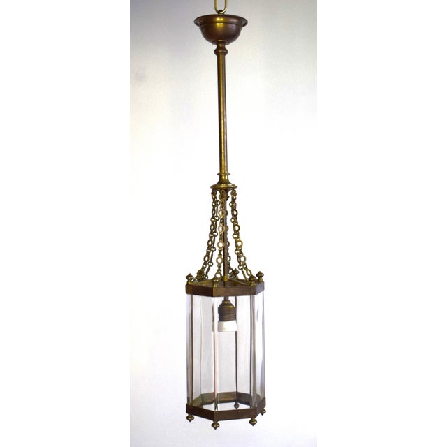 Art Nouveau Ceiling Light, 1920s For Sale - Image 9 of 9