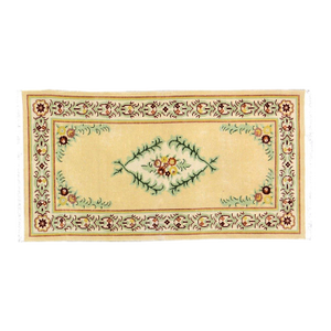 Vintage Chinese Art Deco Hand Knotted Wool Rug, 2'10''x5'6"