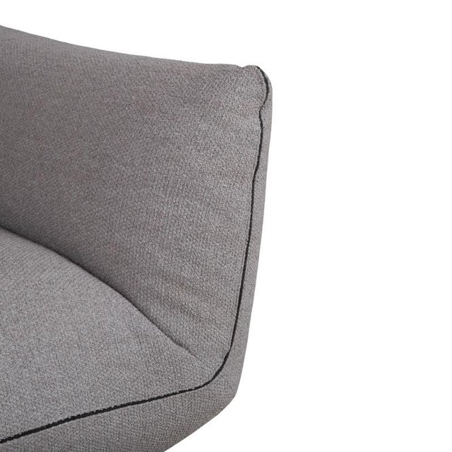 Jalis 21 Set of Fabric Two-Seater Stool and Grey Sofa, Set of 2 For Sale - Image 6 of 18