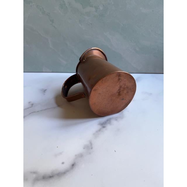 Early 20th Century Copper Small Pitcher For Sale - Image 4 of 4