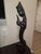 Art Deco Monumental Mid-Century Balinese Art Deco Elongated Maiden Hardwood Sculpture For Sale - Image 3 of 12