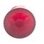 Hand-Blown Ruby Red Pinched Art Glass Vase Modernist 8" For Sale - Image 9 of 9