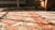 Red 1880s Red Rust Geometric Tribal Antique W. Persian Kurdish Rug 4'6" X 5'4" Handknotted Wool Carpet For Sale - Image 8 of 9