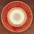 Pickard China 1930s Pickard Red & Gold Czech Bohemian Porcelain Dinner Plates - Set of 8 For Sale - Image 4 of 16