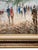 Beautiful vintage after Caroline Burnett (1877-1950) parisian scene featuring Eiffel Tower, impasto, in excellent...