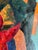 Tony Agostini Modernist Still Life With Pitcher, Vase and Fruit Painting For Sale - Image 9 of 12