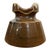 Antique Brown Ceramic Glazed Insulator For Sale