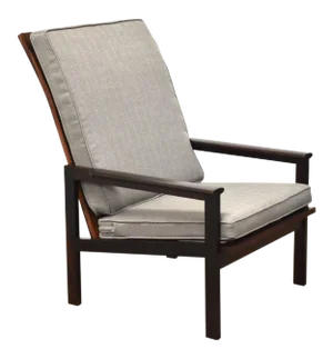 Illum Wikkelso Rosewood High Back Lounge Chair