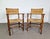 French Primitive Rush Chairs, 1930s, Set of 2 For Sale - Image 4 of 11
