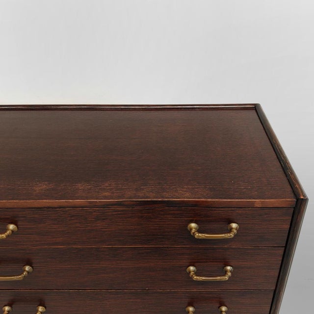 Vintage Chest of Drawers in Exotic Wood and Bamboo, 1970s For Sale - Image 12 of 18