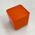 Mid-Century Modern Orange Dime Side Table on Wheels by Marcello Siard for Longato, 1970s For Sale - Image 3 of 9